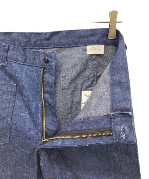 U'S NAVY（ユーエスネイビー）U'S NAVY (ユーエスネイビー) セーラーデニムパンツ インディゴ サイズ:32Rの古着・服飾アイテム
