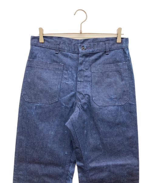 U'S NAVY（ユーエスネイビー）U'S NAVY (ユーエスネイビー) セーラーデニムパンツ インディゴ サイズ:32Rの古着・服飾アイテム