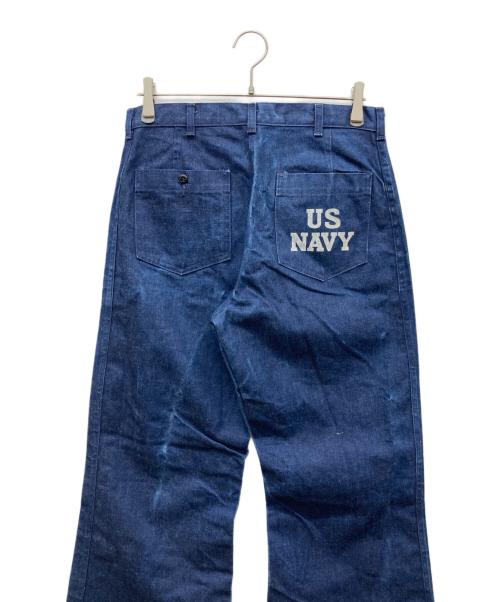 U'S NAVY（ユーエスネイビー）U'S NAVY (ユーエスネイビー) セーラーデニムパンツ インディゴ サイズ:32Rの古着・服飾アイテム