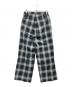 KOOI (コーイ) オンブレチェックワイドパンツ ブラック×グレー サイズ:1：7000円