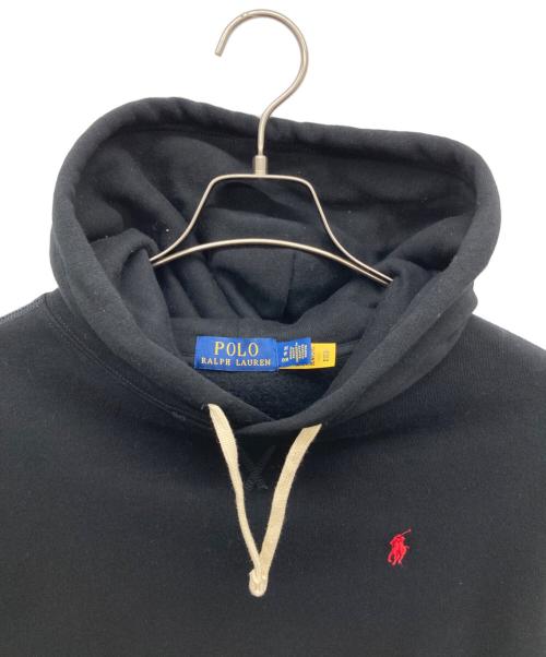 POLO RALPH LAUREN（ポロ・ラルフローレン）POLO RALPH LAUREN (ポロ・ラルフローレン) スウェットパーカー ブラック サイズ:XSの古着・服飾アイテム