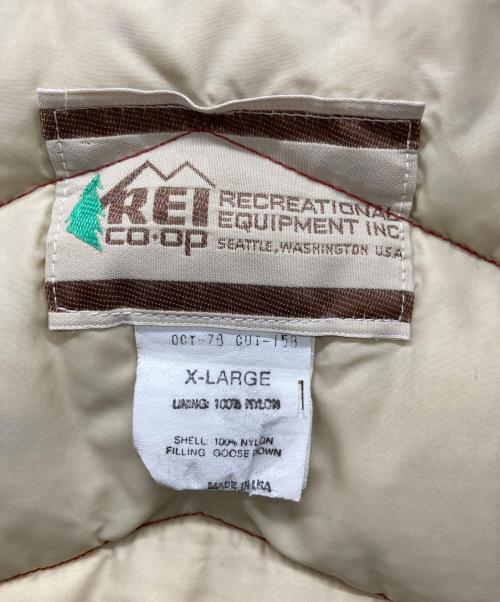 REI CO.OP（レイ）REI CO.OP (レイ) ダウンベスト ベージュ サイズ:X-LARGEの古着・服飾アイテム