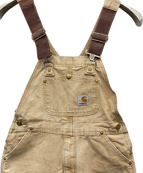 CarHartt（カーハート）CarHartt (カーハート) ダック地オーバーオール ブラウン サイズ:X-Lrage Regulerの古着・服飾アイテム