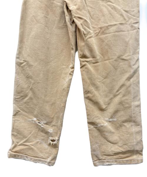 CarHartt（カーハート）CarHartt (カーハート) ダック地オーバーオール ブラウン サイズ:X-Lrage Regulerの古着・服飾アイテム