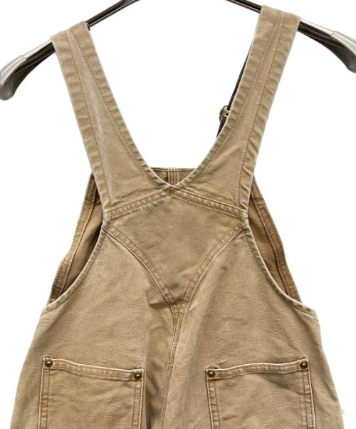 CarHartt（カーハート）CarHartt (カーハート) ダック地オーバーオール ブラウン サイズ:X-Lrage Regulerの古着・服飾アイテム