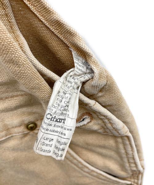 CarHartt（カーハート）CarHartt (カーハート) ダック地オーバーオール ブラウン サイズ:X-Lrage Regulerの古着・服飾アイテム