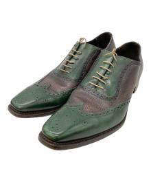 harriss（ハリス）の古着「ウィングチップレザーシューズ」｜ブラウン