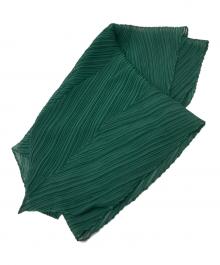 PLEATS PLEASE（プリーツプリーズ）の古着「スカーフ」｜グリーン