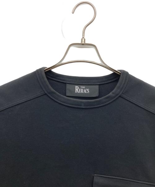 THE RERACS（ザ リラクス）THE RERACS (ザ リラクス) DOUBLE FACE COMMAND TSHIRTS 17SS ブラック サイズ:Fの古着・服飾アイテム