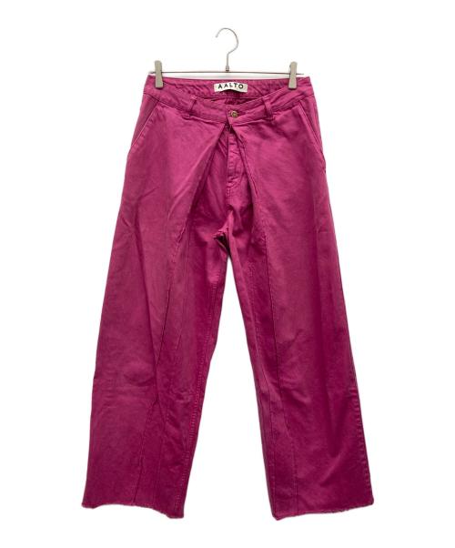 AALTO（アールト）AALTO (アールト) Jeans With Pleats ピンク サイズ:36の古着・服飾アイテム