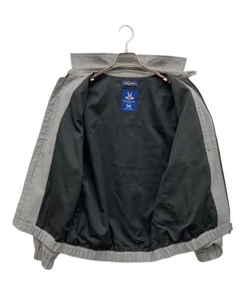 FRED PERRY（フレッドペリー）FRED PERRY (フレッドペリー) ハンドトゥースドリズラージャケット グレー サイズ:Ｓ　Ｃ86-94,T165-175の古着・服飾アイテム