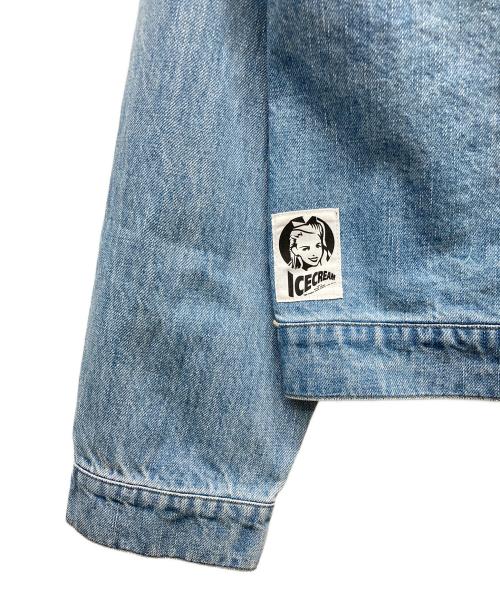 ICE CREAM（アイスクリーム）ICE CREAM (アイスクリーム) ICECREAM Japan exclusive DENIM JACKET インディゴ サイズ:XLの古着・服飾アイテム