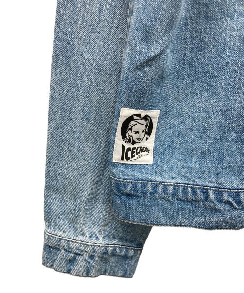 ICE CREAM（アイスクリーム）ICE CREAM (アイスクリーム) ICECREAM Japan exclusive DENIM JACKET インディゴ サイズ:Ｓの古着・服飾アイテム