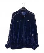 APPLEBUM×NASアップルバム×ナズ）の古着「ベルベットトラックジャケット」｜ネイビー