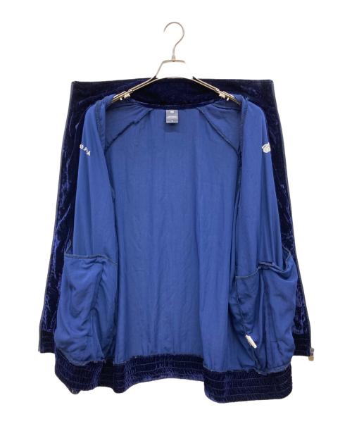 APPLEBUM（アップルバム）APPLEBUM (アップルバム) Nas (ナズ) ベルベットトラックジャケット ネイビー サイズ:XLの古着・服飾アイテム