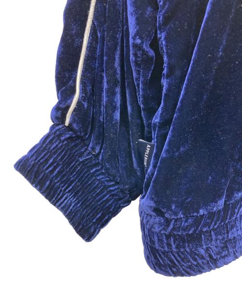 APPLEBUM（アップルバム）APPLEBUM (アップルバム) Nas (ナズ) ベルベットトラックジャケット ネイビー サイズ:XLの古着・服飾アイテム