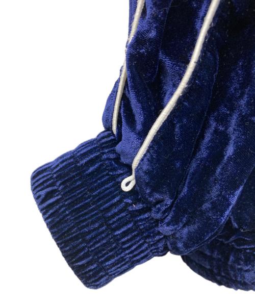 APPLEBUM（アップルバム）APPLEBUM (アップルバム) Nas (ナズ) ベルベットトラックジャケット ネイビー サイズ:XLの古着・服飾アイテム