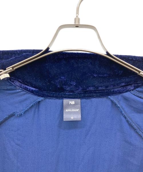 APPLEBUM（アップルバム）APPLEBUM (アップルバム) Nas (ナズ) ベルベットトラックジャケット ネイビー サイズ:XLの古着・服飾アイテム
