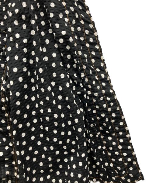 tricot COMME des GARCONS（トリココムデギャルソン）tricot COMME des GARCONS (トリココムデギャルソン) ギンガムチェックドット ドッキング シャツ ジャケット グレー サイズ:Ｓの古着・服飾アイテム