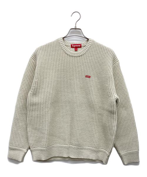SUPREME（シュプリーム）SUPREME (シュプリーム) Waffle Small Box Sweater ベージュ サイズ:Mの古着・服飾アイテム