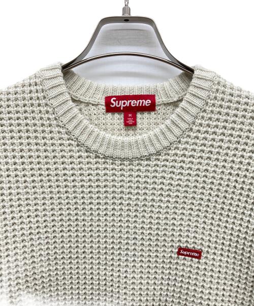 SUPREME（シュプリーム）SUPREME (シュプリーム) Waffle Small Box Sweater ベージュ サイズ:Mの古着・服飾アイテム