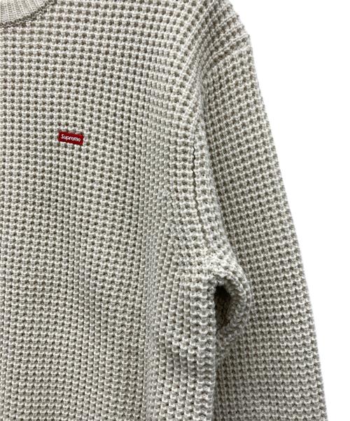 SUPREME（シュプリーム）SUPREME (シュプリーム) Waffle Small Box Sweater ベージュ サイズ:Mの古着・服飾アイテム