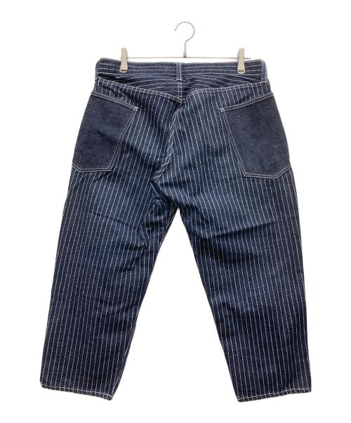 KOJIMA GENES（コジマジーンズ）KOJIMA GENES (コジマジーンズ) ヒッコリークロップドデニムパンツ インディゴ サイズ:91cm(W36)の古着・服飾アイテム