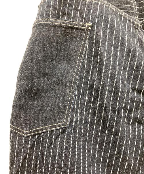 KOJIMA GENES（コジマジーンズ）KOJIMA GENES (コジマジーンズ) ヒッコリークロップドデニムパンツ インディゴ サイズ:91cm(W36)の古着・服飾アイテム