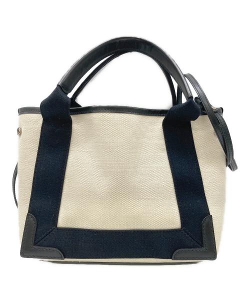 BALENCIAGA（バレンシアガ）BALENCIAGA (バレンシアガ) カバスXS アイボリー×ブラックの古着・服飾アイテム