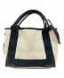BALENCIAGA (バレンシアガ) カバスXS アイボリー×ブラック：50000円