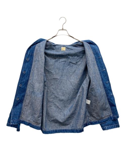 BARNS（バーンズ）BARNS (バーンズ) ヘチマ襟デニムジャケット インディゴ サイズ:2の古着・服飾アイテム