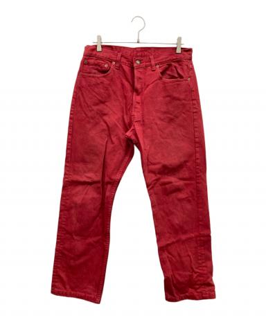 中古・古着通販】LEVI'S (リーバイス) 501 カラーデニムパンツ レッド