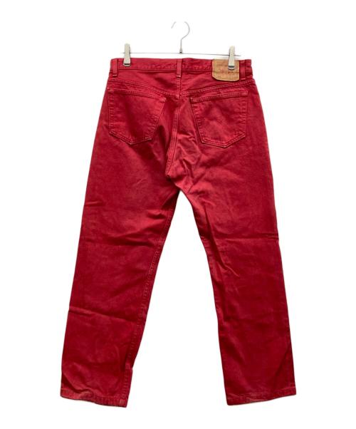 LEVI'S（リーバイス）LEVI'S (リーバイス) 501 カラーデニムパンツ レッド サイズ:W32 L34の古着・服飾アイテム