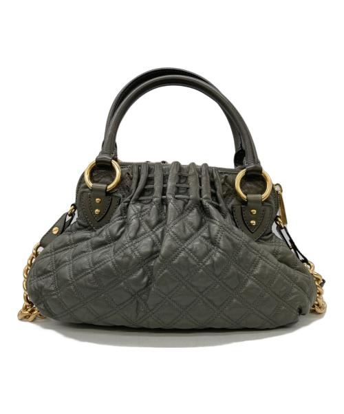 MARC JACOBS（マークジェイコブス）MARC JACOBS (マークジェイコブス) プレオウンドキルティングレザハンドバッグ グリーンの古着・服飾アイテム