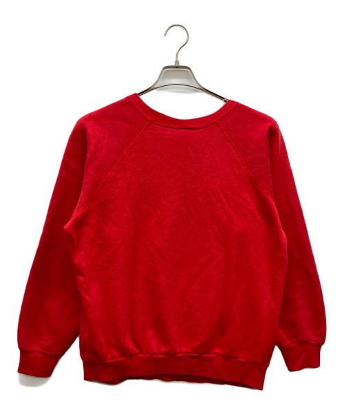 TULTEX（タルテックス）TULTEX (タルテックス) ラグランスウェット レッド サイズ:Largeの古着・服飾アイテム