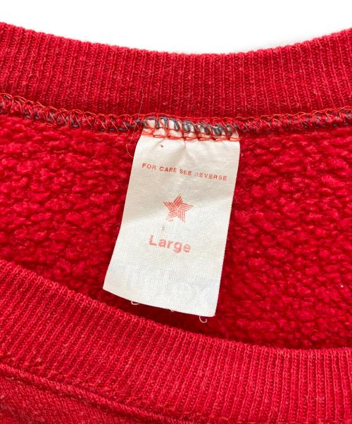 TULTEX（タルテックス）TULTEX (タルテックス) ラグランスウェット レッド サイズ:Largeの古着・服飾アイテム