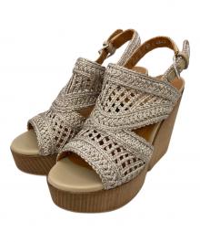 CLERGERIE（クレジュリー）の古着「ウェッジソールサンダル」｜グレー