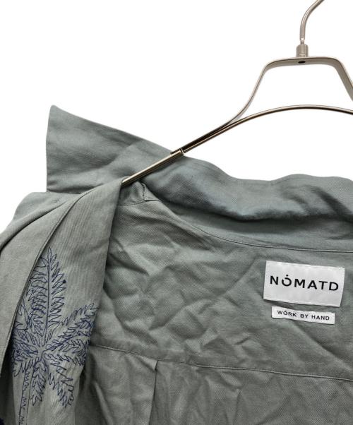 NOMA t.d.（ノーマティーディー）NOMA t.d. (ノーマティーディー) 刺繍半袖シャツ グレー サイズ:5の古着・服飾アイテム