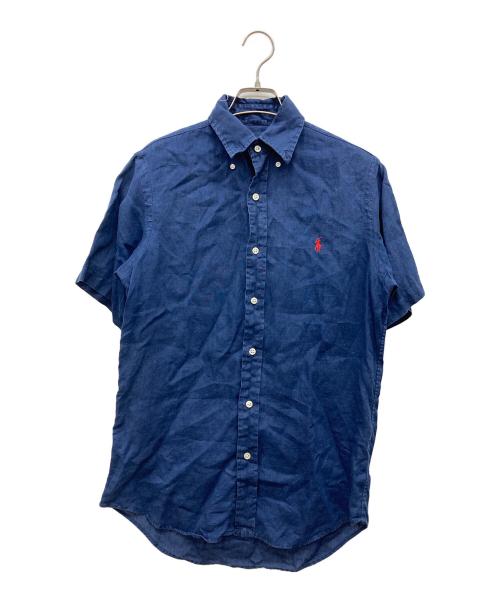 POLO RALPH LAUREN（ポロ・ラルフローレン）POLO RALPH LAUREN (ポロ・ラルフローレン) 半袖シャツ ネイビー サイズ:xsの古着・服飾アイテム