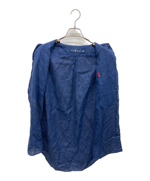 POLO RALPH LAUREN（ポロ・ラルフローレン）POLO RALPH LAUREN (ポロ・ラルフローレン) 半袖シャツ ネイビー サイズ:xsの古着・服飾アイテム