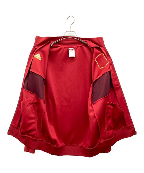 adidas（アディダス）adidas (アディダス) トラックジャケット レッド サイズ:Ｊ2X0の古着・服飾アイテム