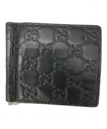 GUCCI（グッチ）の古着「GGマネークリップ」｜ブラック