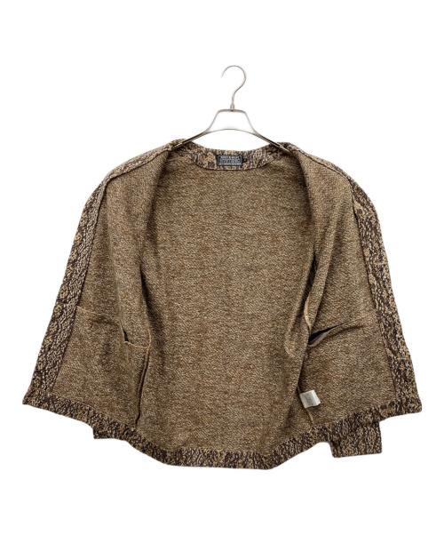 Hysteric Glamour（ヒステリックグラマー）Hysteric Glamour (ヒステリックグラマー) SPEAK NO EVILワッペン カーディガン ベージュ サイズ:Sの古着・服飾アイテム