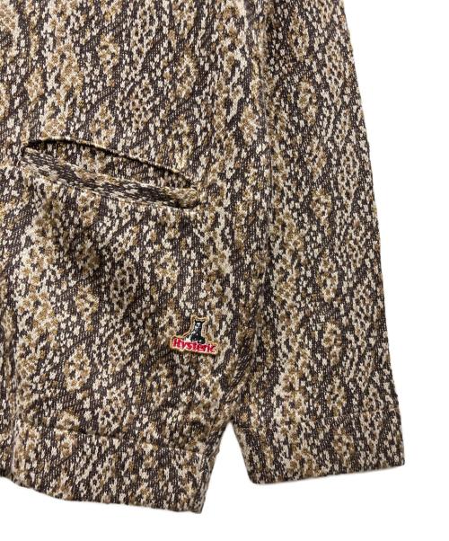 Hysteric Glamour（ヒステリックグラマー）Hysteric Glamour (ヒステリックグラマー) SPEAK NO EVILワッペン カーディガン ベージュ サイズ:Sの古着・服飾アイテム