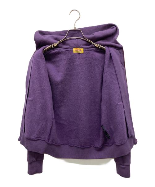 Hysteric Glamour（ヒステリックグラマー）Hysteric Glamour (ヒステリックグラマー) SMOKING GIRL ショート丈パーカー パープル サイズ:FREEの古着・服飾アイテム