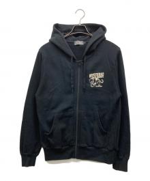 Hysteric Glamour（ヒステリックグラマー）の古着「DANGEROUS FELINESパーカー」｜ブラック