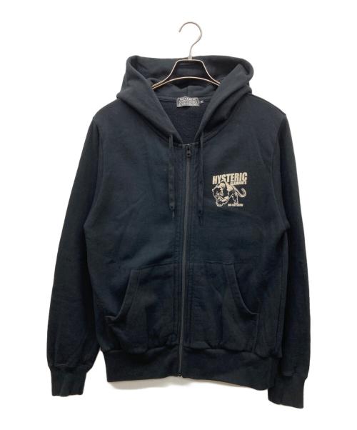 Hysteric Glamour（ヒステリックグラマー）Hysteric Glamour (ヒステリックグラマー) DANGEROUS FELINESパーカー ブラック サイズ:Mの古着・服飾アイテム