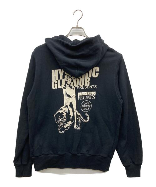 Hysteric Glamour（ヒステリックグラマー）Hysteric Glamour (ヒステリックグラマー) DANGEROUS FELINESパーカー ブラック サイズ:Mの古着・服飾アイテム