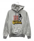 Hysteric Glamourヒステリックグラマー）の古着「SMOKING GIRL パーカー」｜グレー