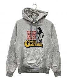 Hysteric Glamour（ヒステリックグラマー）の古着「SMOKING GIRL パーカー」｜グレー